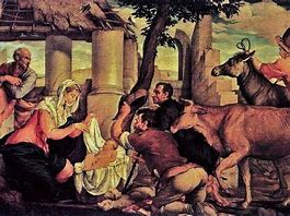 Jacopo da Bassano - Adorazione dei pastori